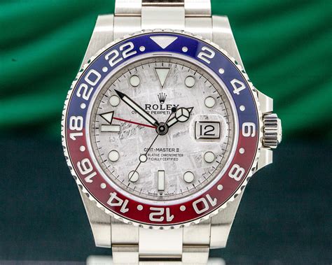 rolex gmt pepsi white gold 2018|Rolex Pepsi price list.